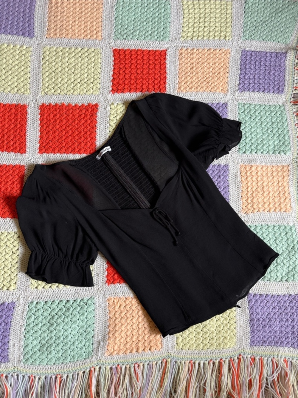 Reformation Delevan Top - Black